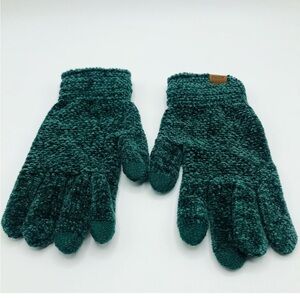 Winter Gloves Emerald Green Super Warm TouchScreen Gloves Thermal MAJCF